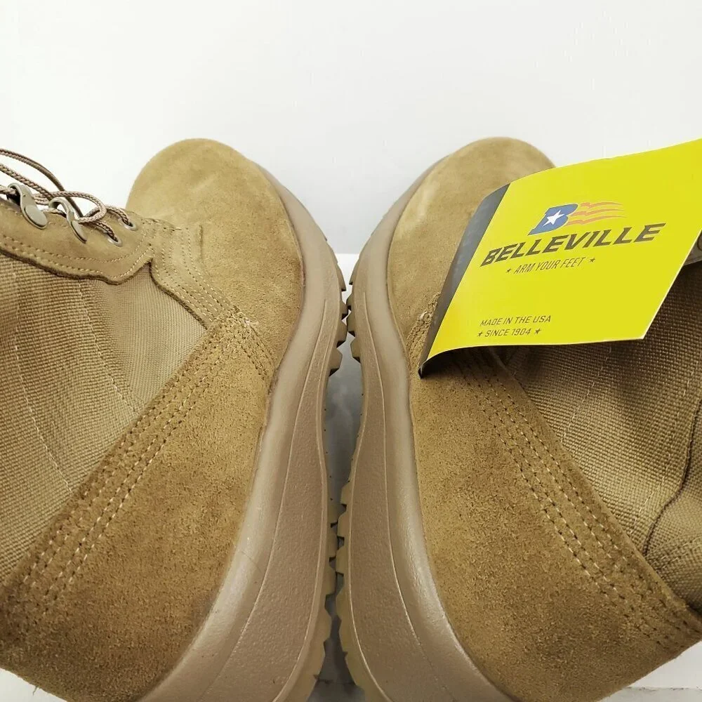 Belleville AHWC Boots Hot Weather Desert Tan Suede Hard Toe Men's 15 R NWT